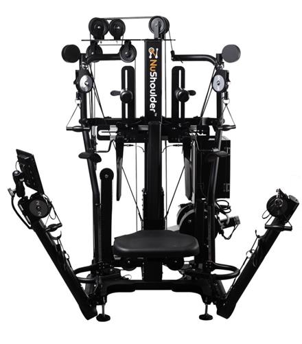 Front view of the NuShoulder rotator cuff training machine